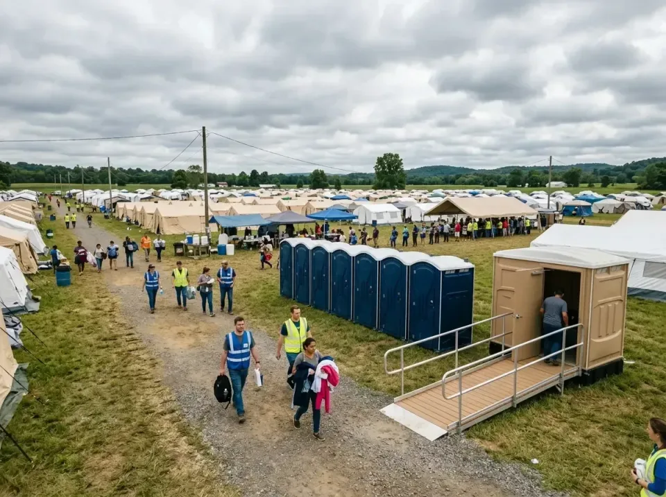 disaster-relief-camp-restrooms-010 — frequently asked questions, Dumpster & Portable Bathrooms Rental in Strawberry Plains,…